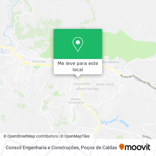 Conscil Engenharia e Construções mapa