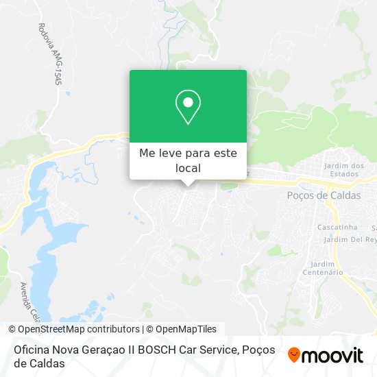 Oficina Nova Geraçao II BOSCH Car Service mapa