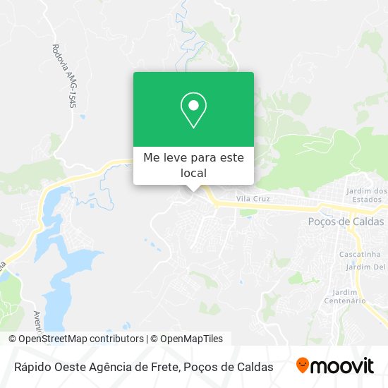 Rápido Oeste Agência de Frete mapa