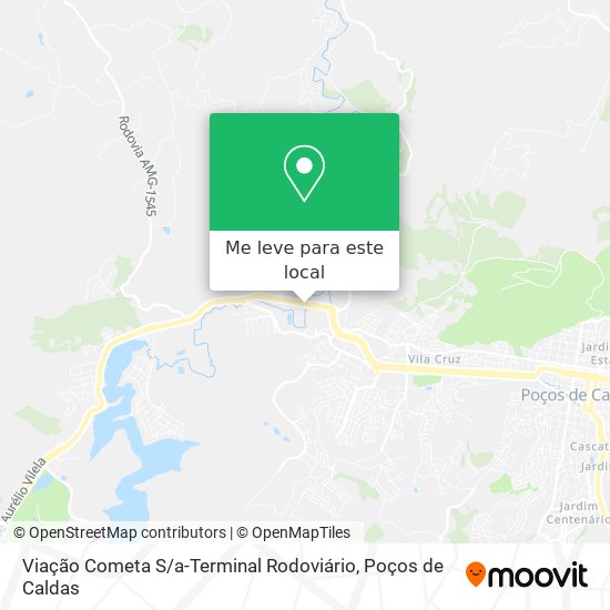 Viação Cometa S / a-Terminal Rodoviário mapa