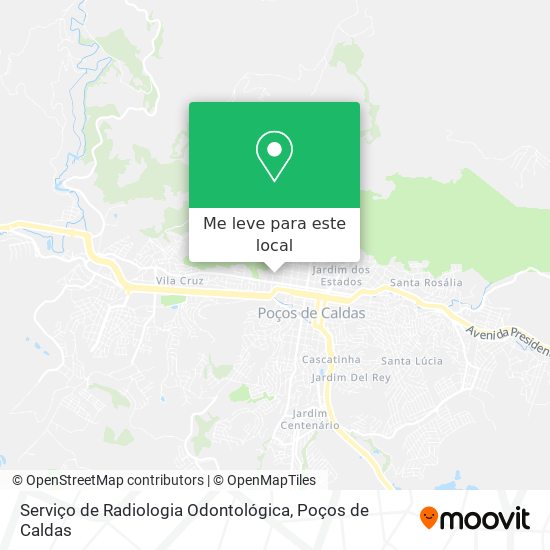 Serviço de Radiologia Odontológica mapa