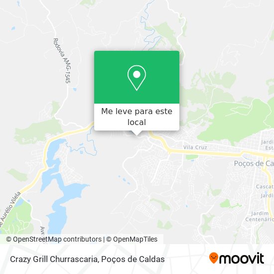 Crazy Grill Churrascaria mapa