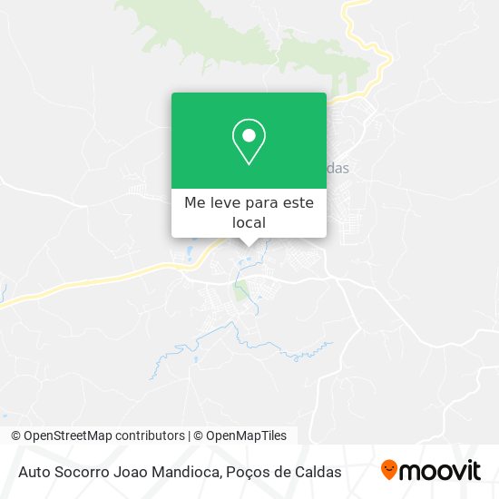 Auto Socorro Joao Mandioca mapa
