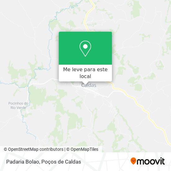 Padaria Bolao mapa