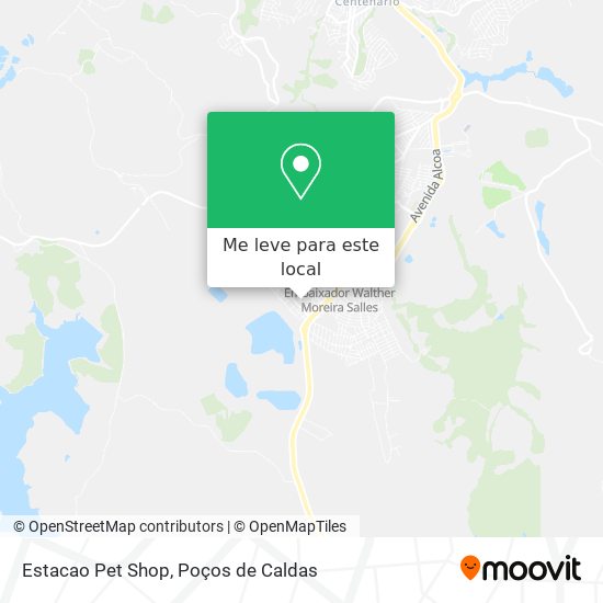 Estacao Pet Shop mapa