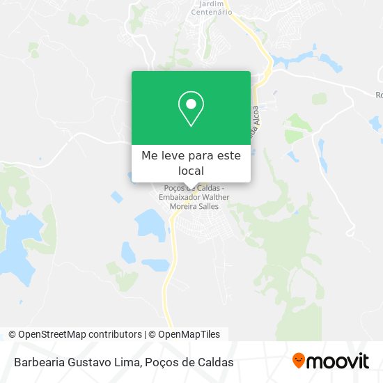 Barbearia Gustavo Lima mapa