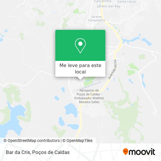 Bar da Cris mapa