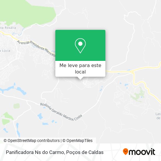 Panificadora Ns do Carmo mapa