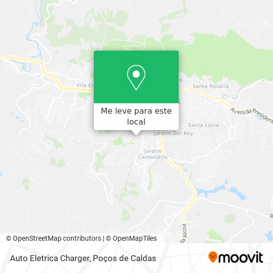 Auto Eletrica Charger mapa