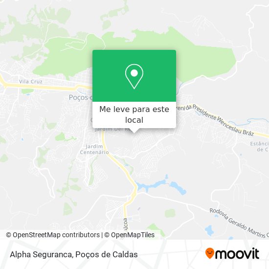 Alpha Seguranca mapa