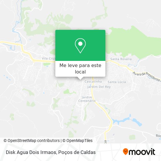 Disk Agua Dois Irmaos mapa