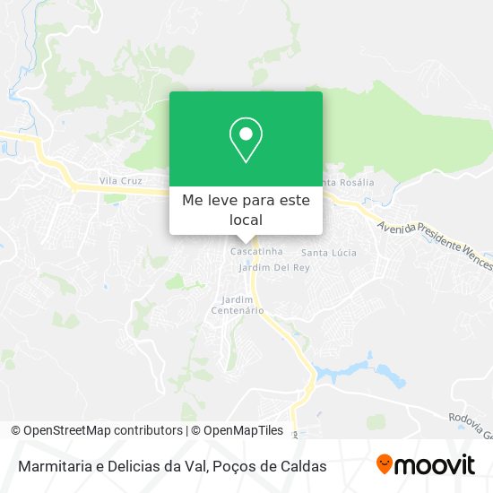 Marmitaria e Delicias da Val mapa