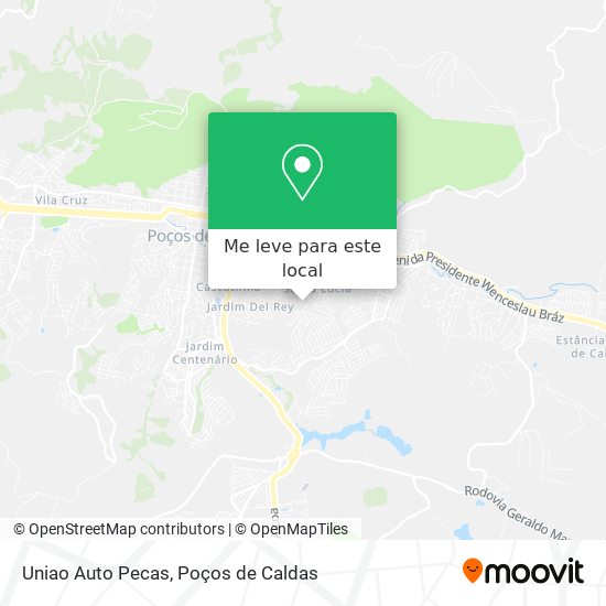 Uniao Auto Pecas mapa