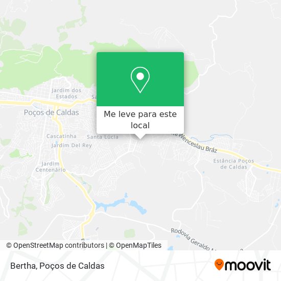 Bertha mapa