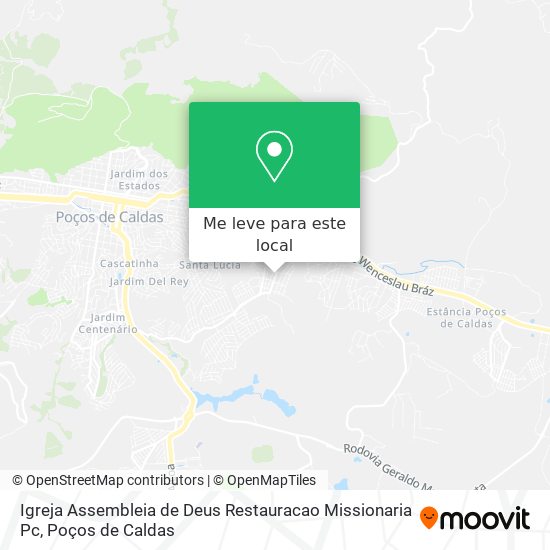 Igreja Assembleia de Deus Restauracao Missionaria Pc mapa