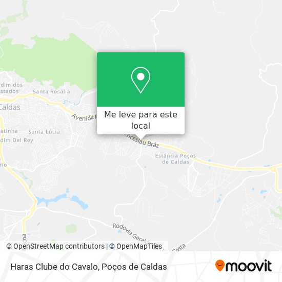 Haras Clube do Cavalo mapa