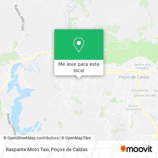 Raspante Moto Taxi mapa
