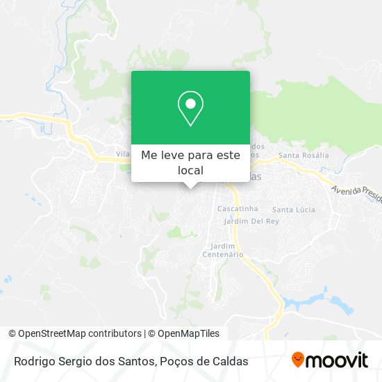 Rodrigo Sergio dos Santos mapa