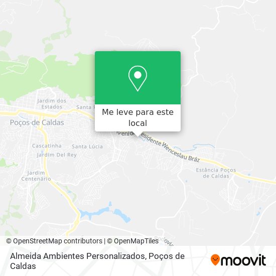 Almeida Ambientes Personalizados mapa