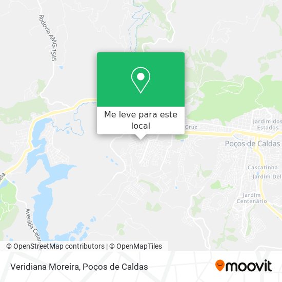Veridiana Moreira mapa