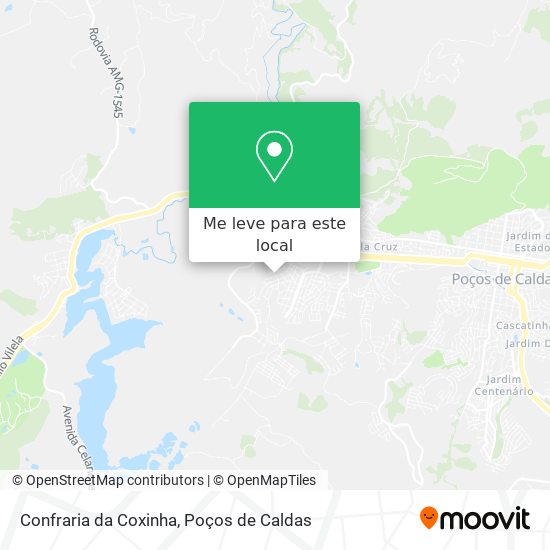 Confraria da Coxinha mapa