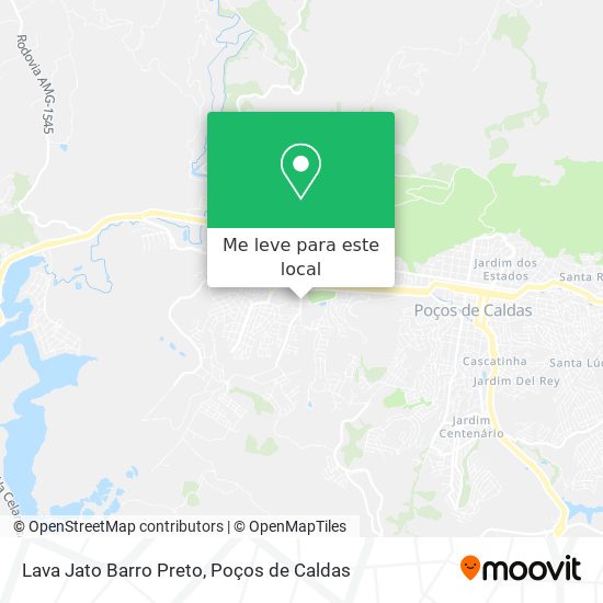 Lava Jato Barro Preto mapa
