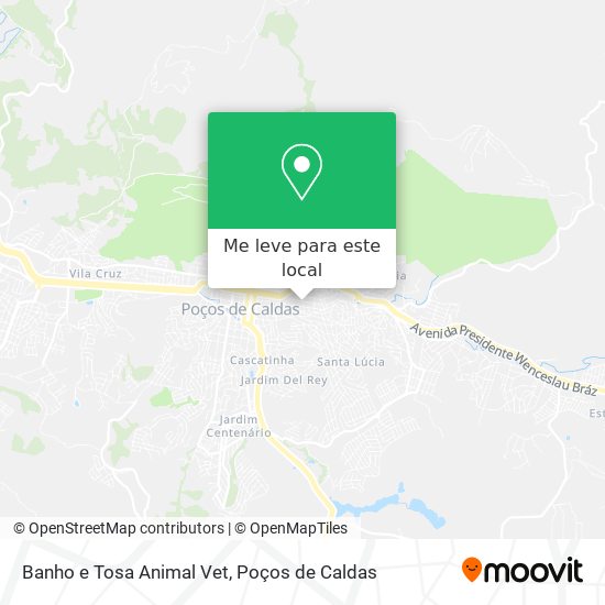 Banho e Tosa Animal Vet mapa