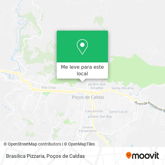 Brasilica Pizzaria mapa