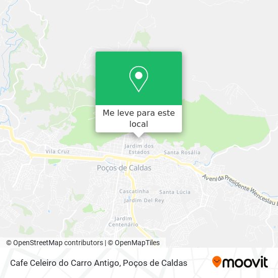 Cafe Celeiro do Carro Antigo mapa