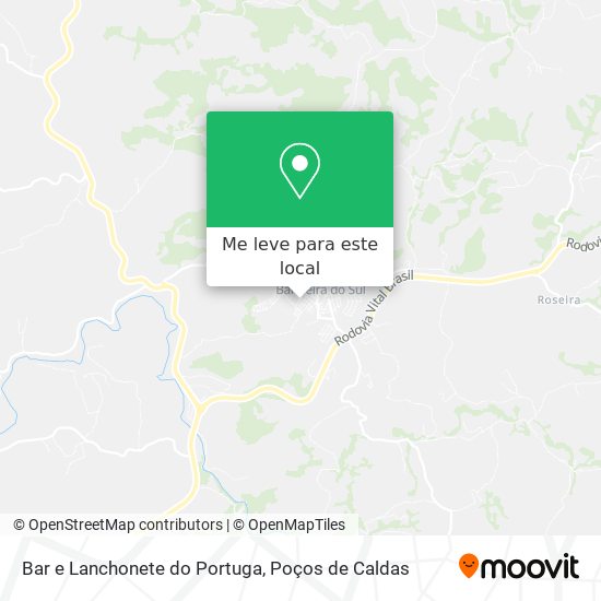 Bar e Lanchonete do Portuga mapa