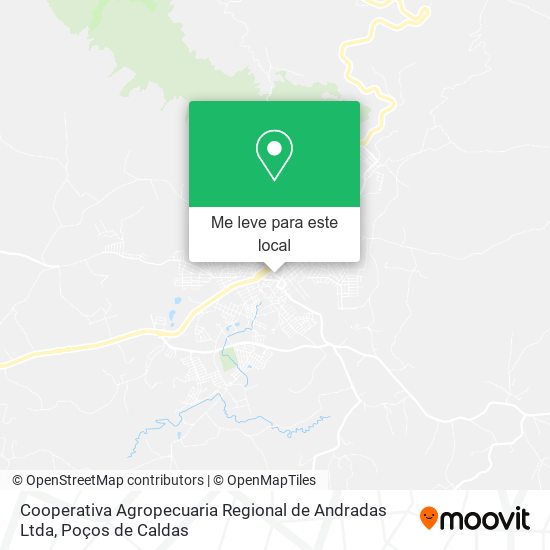 Cooperativa Agropecuaria Regional de Andradas Ltda mapa