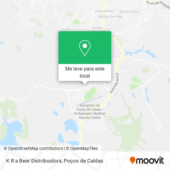 K R a Beer Distribuidora mapa