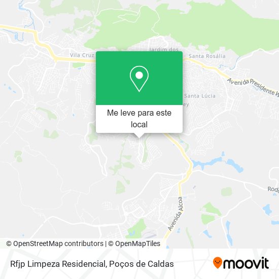 Rfjp Limpeza Residencial mapa