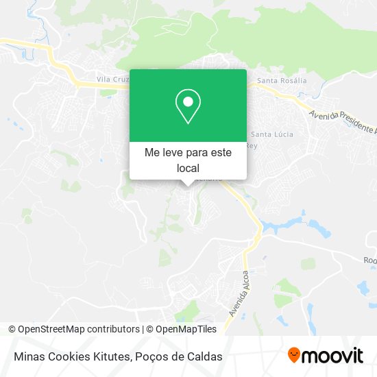 Minas Cookies Kitutes mapa