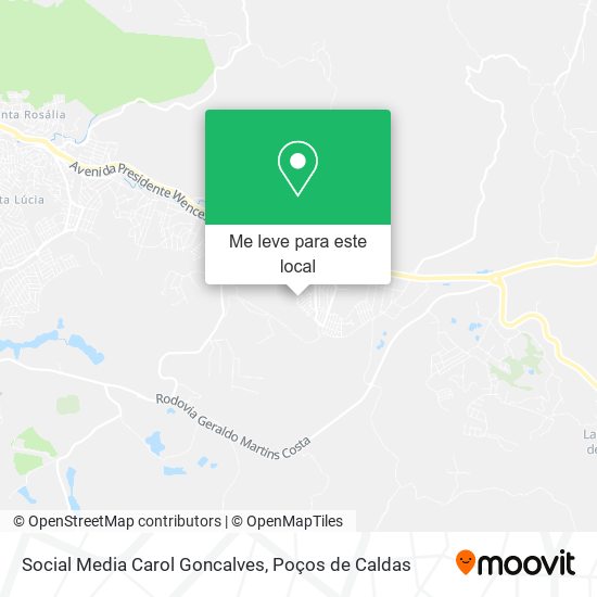 Social Media Carol Goncalves mapa