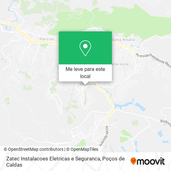 Zatec Instalacoes Eletricas e Seguranca mapa