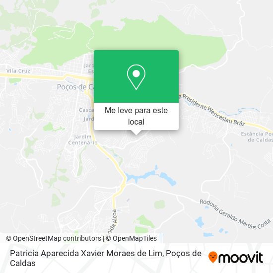 Patricia Aparecida Xavier Moraes de Lim mapa