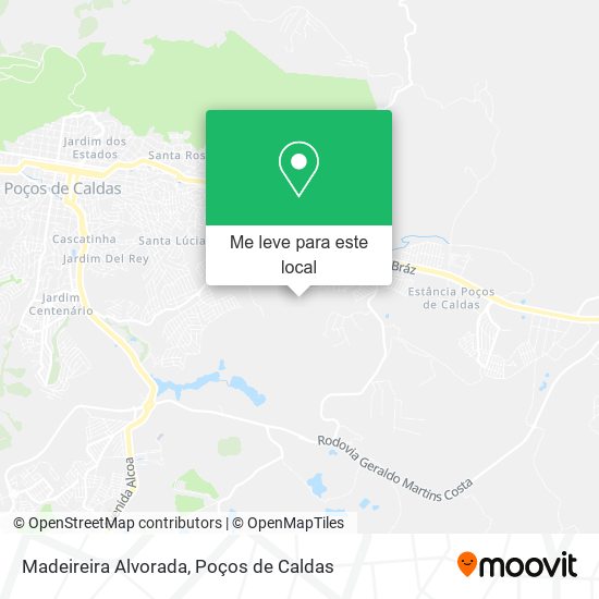 Madeireira Alvorada mapa