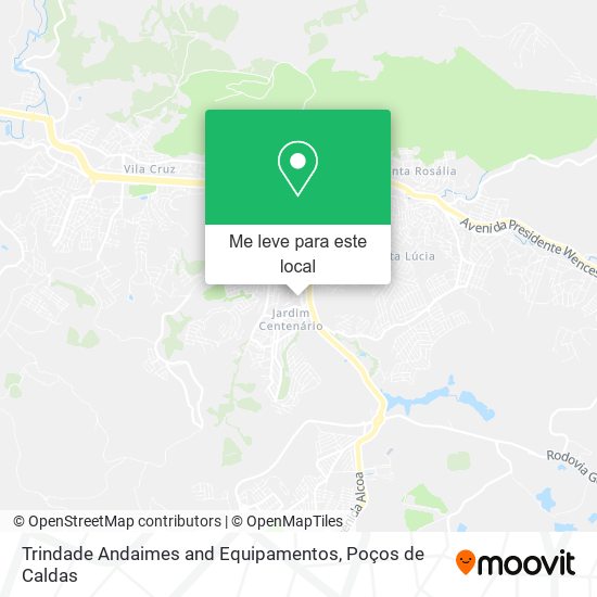 Trindade Andaimes and Equipamentos mapa