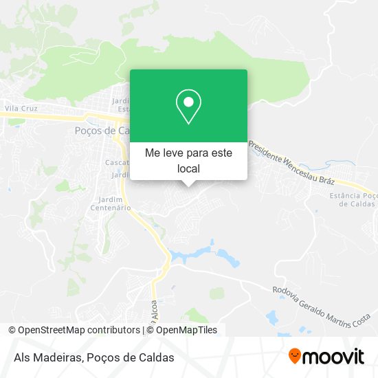 Als Madeiras mapa
