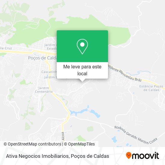 Ativa Negocios Imobiliarios mapa