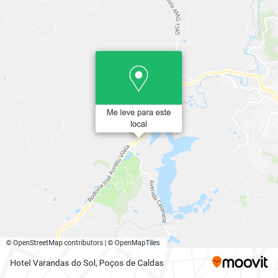 Hotel Varandas do Sol mapa