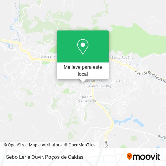 Sebo Ler e Ouvir mapa