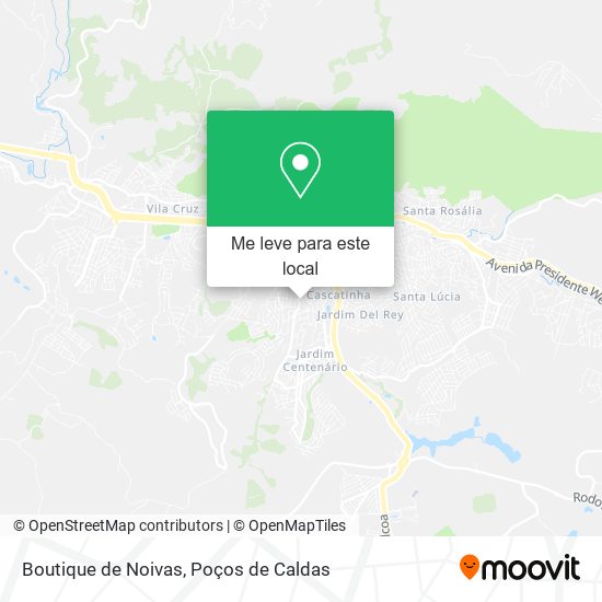 Boutique de Noivas mapa