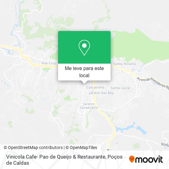 Vinicola Cafe- Pao de Queijo & Restaurante mapa