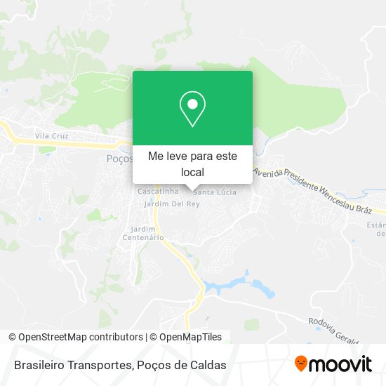 Brasileiro Transportes mapa