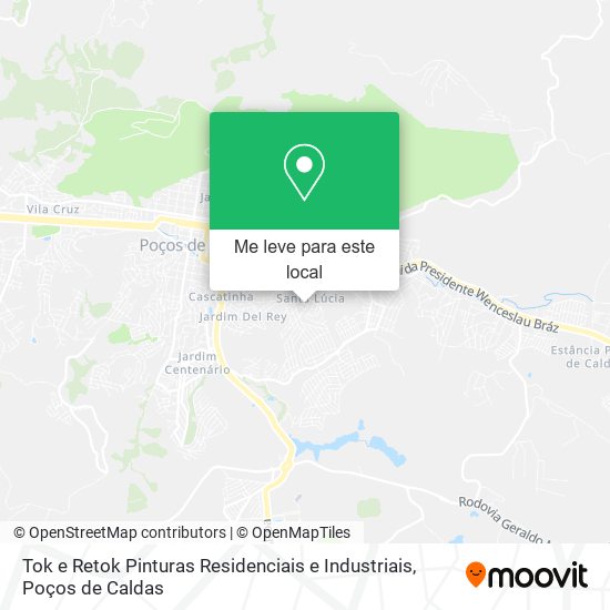 Tok e Retok Pinturas Residenciais e Industriais mapa