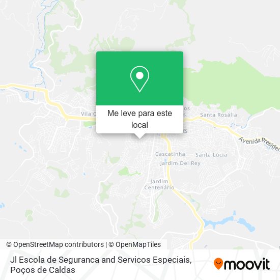 Jl Escola de Seguranca and Servicos Especiais mapa
