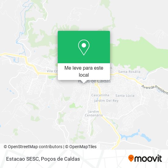 Estacao SESC mapa