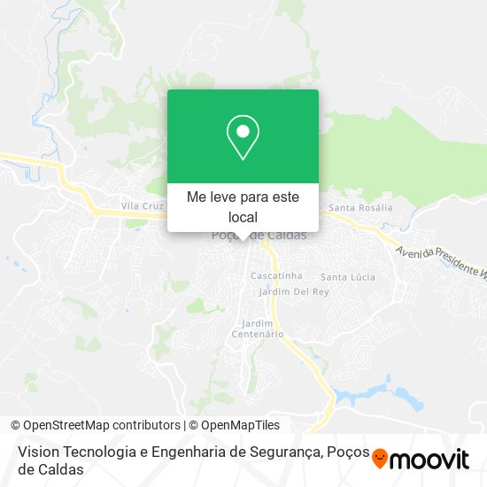 Vision Tecnologia e Engenharia de Segurança mapa